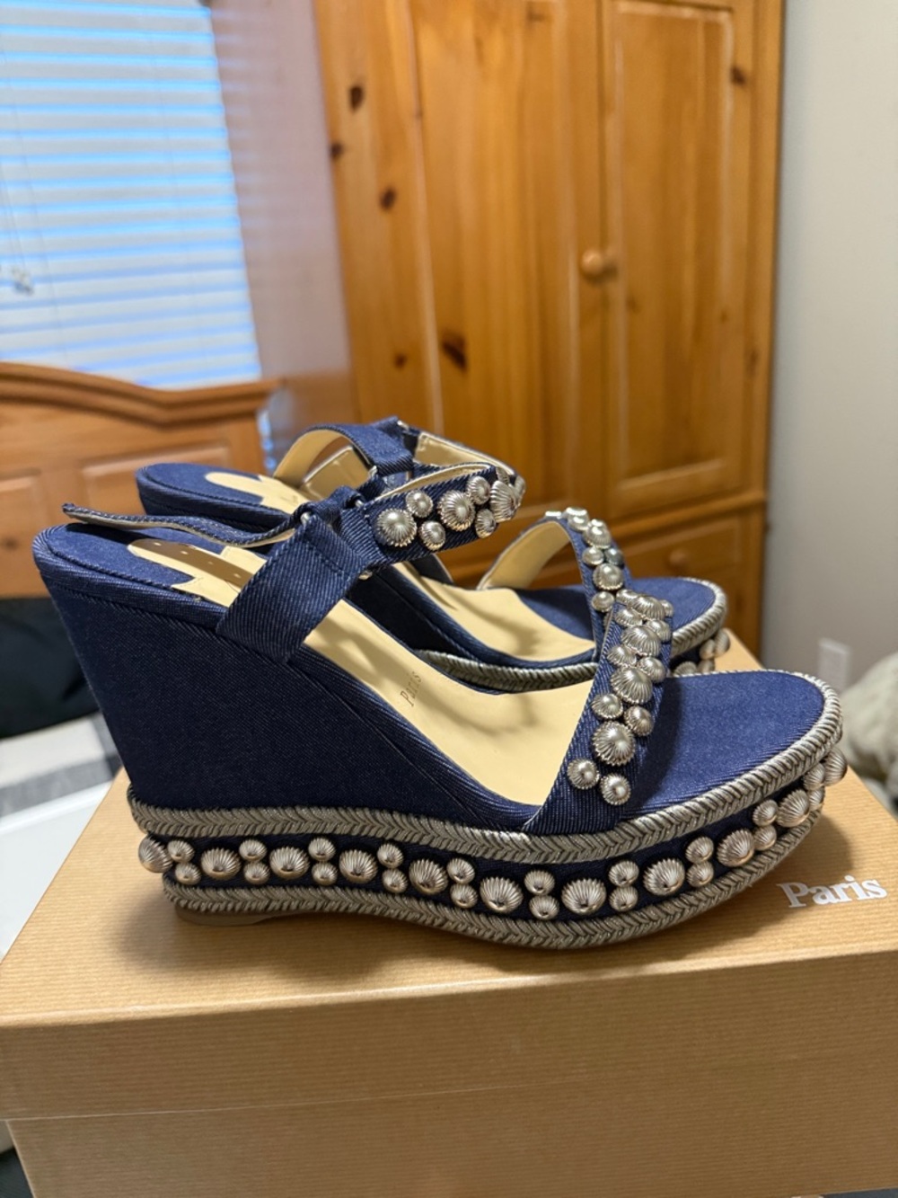 Louboutin Wedge Sandals